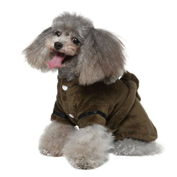 Cozy Pet Sweater Hotel Pajamas Clothes Dog Bathrobe Nightgown Towel for Cats and Dogs