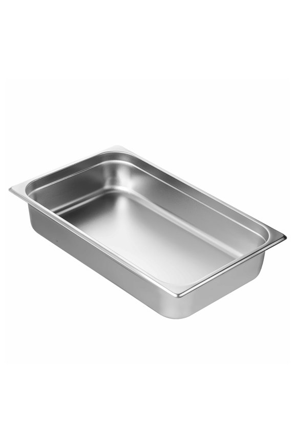 Hotel Pans 6 Pack Full Size - 4 Inch Deep Stainless Steel Steam Table Pans - Anti-Jam Restaurant Pans for Catering, Food Storage, Industrial Use