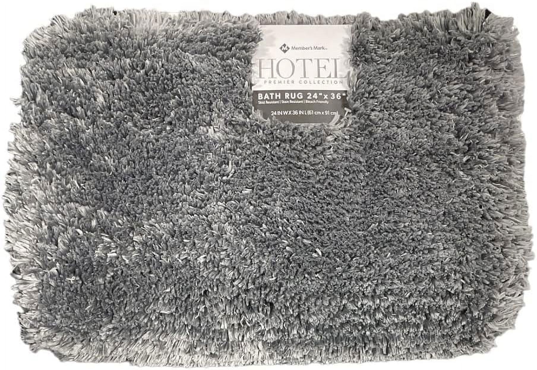 Hotel Premier Collection Bath Rug (Zinc, 24X36)