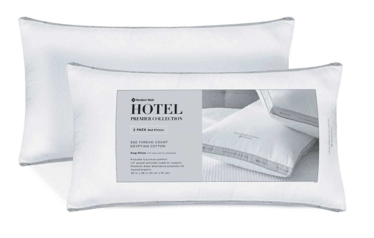 MACBA579 by Macb - 2-pk Beckham Hotel Collection Bed Pillows, King