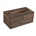 thumbnail image 1 of Hotel Pub Cafe Car Paper Holder Tissue Storage Box Delicate Wooden Grain, 1 of 9
