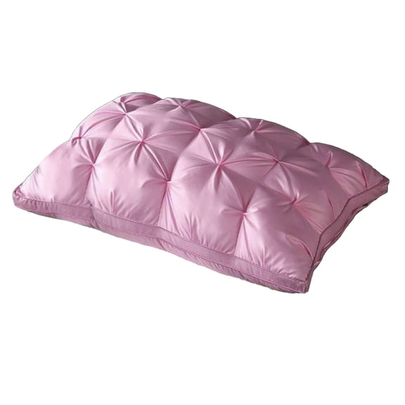 Hotel Quality Bed Pillow, Twisted Down Alternative Washable Cooling White Pillow, Bedding Size Corner Propped Pillow for Back, Flat & Side Sleepers Bedroom Comfortable Sleeping