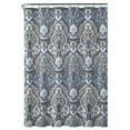 thumbnail image 1 of Hotel Quality Fabric Bathroom Shower Curtain: Floral Paisley Moroccan Damask (72 x 70 inches), 1 of 7