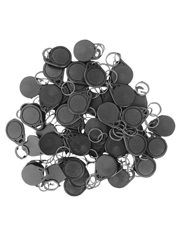 Hotel RFID Key FOB Re-Writable Multiple Times. 100 Pcs. Works in 13.56 MHz Frequency