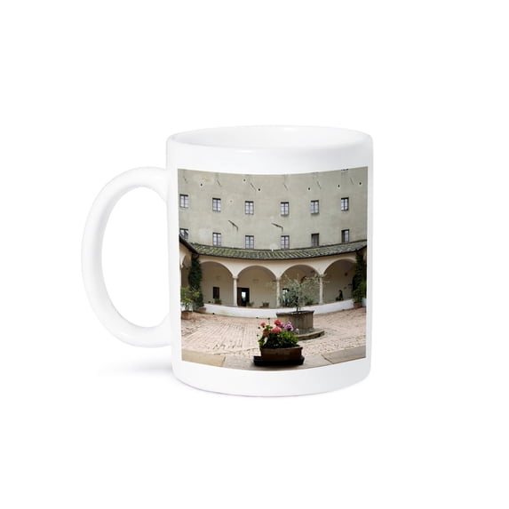 3drose, Hotel Relais Il Chiostro Franciscan Monastery, Italy - Eu16 Nto0690 - Nico Tondini, 11oz Mug