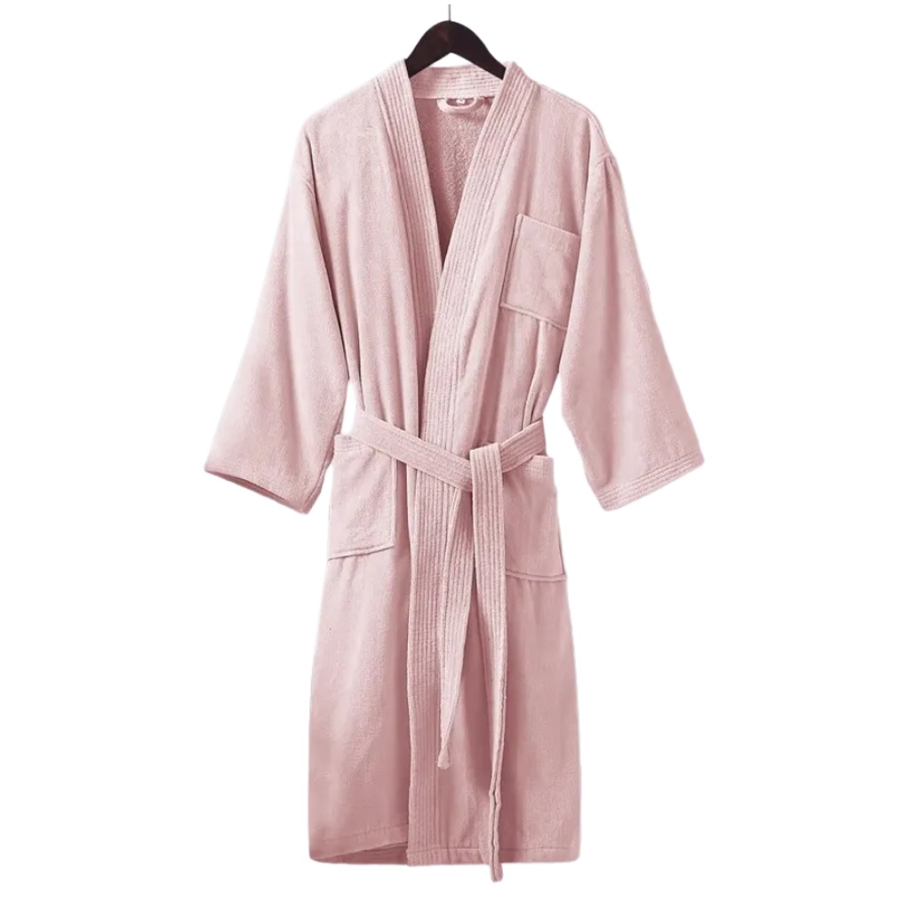 Hotel Robe 100% Cotton Kimono Bathrobes for Women & Men,Soft Towel ...
