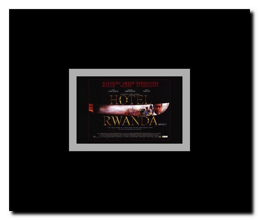 Hotel Rwanda Framed Movie Poster
