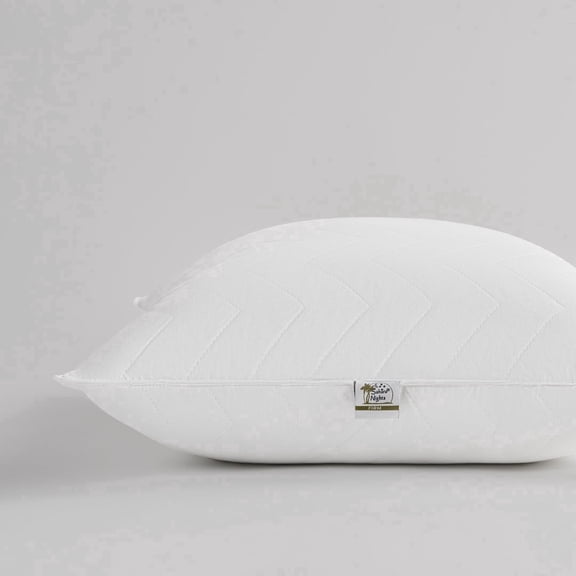 Sobel Westex: Hotel Sahara Nights Firm Pillow for Adults | Microfiber Side Sleeper | 300TC 100% Cotton Case | Hotel and Resort Quality | Soft, Machine Washable, Hotel Quality, Queen (1 Pack)