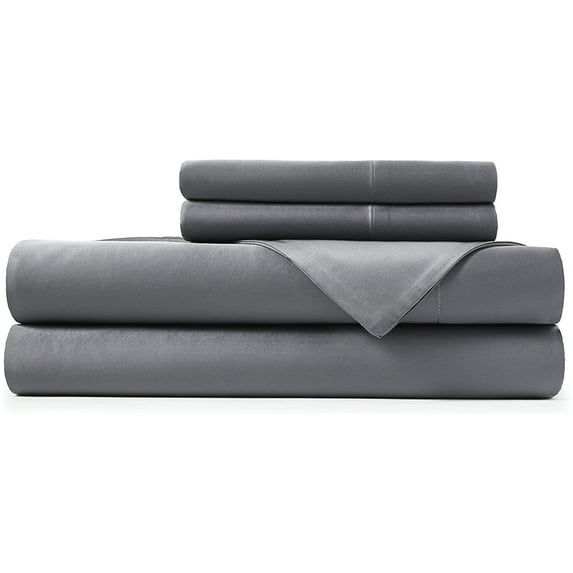 Hotel Sheets Direct 100% Bamboo 3 Piece Bed Sheet Set, Twin, Dark Grey
