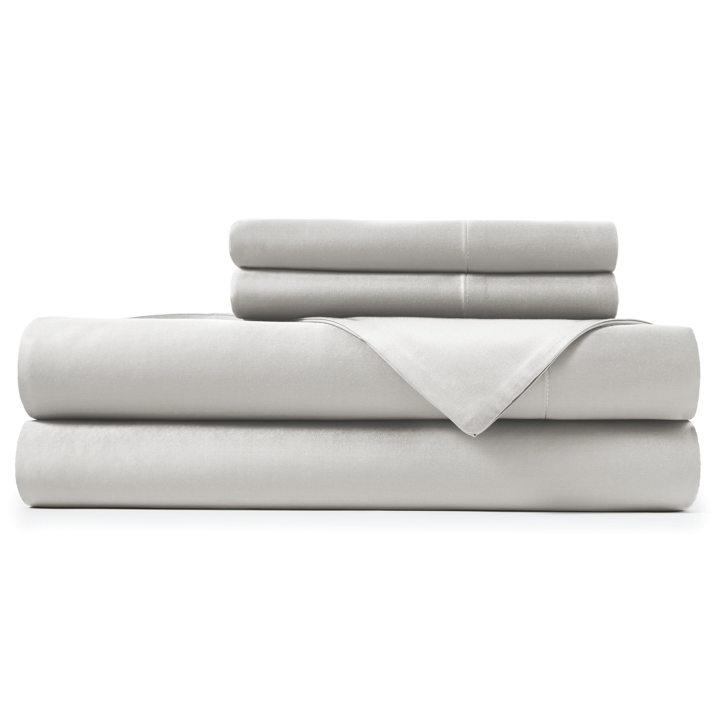 Hotel Sheets Direct 100 Bamboo 4 Piece Bed Sheet Set, Queen, Light
