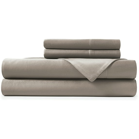 Hotel Sheets Direct 100% Bamboo 4 Piece Bed Sheet Set, Queen, Sand