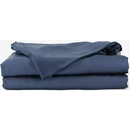 Hotel Sheets Direct Bamboo 4 Piece Bed Sheet Set – Cooling, Twin Navy Blue