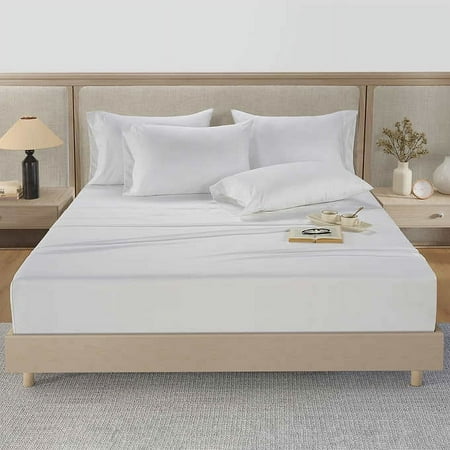 Hotel Signature 800 Thread Count Cotton 6-Piece Sheet Set (Full, White)