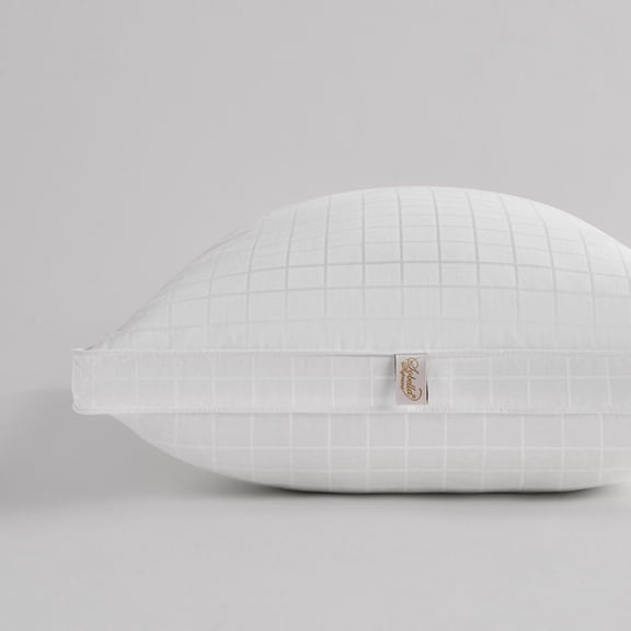 Sobel Westex: Sobella Supremo Side & Stomach Sleeper Pillow | Luxury Hotel and Resort Quality Pillow, 300 Thread Count 100% Cotton | Machine Washable, Gel Fiber Fill, Downlike, Plush (Queen Size)