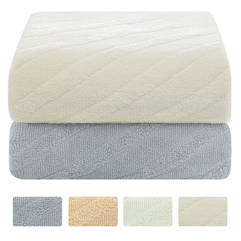  80180/100200cm White Large Bath Towel Thick Cotton Shower Towels  Home Bathroom Hotel Adults (Size : 100x200cm 1000g) (100x200cm 1000g) :  Home & Kitchen