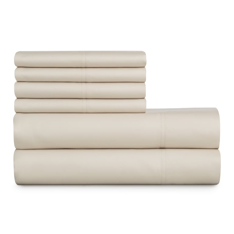 CHATEAU HOME COLLECTION 100 % coton égyptien 800 fils au pouce carré Ensemble de draps 4 pièces