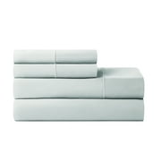 Hotel Style 4-Piece 600 Thread Count Blue Egyptian Cotton Adult Bed Sheet Set, Queen - Deep Pocket