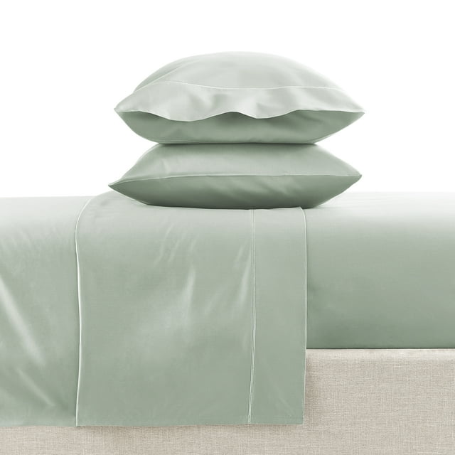 Hotel Style 4Piece 600 Thread Count Green Egyptian Cotton Bed Sheet