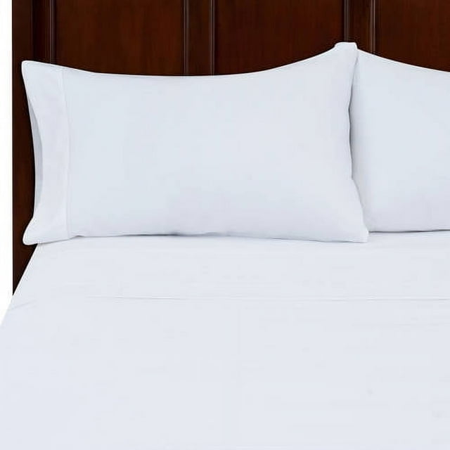 Hotel Style 4-Piece 850 Thread Count White Bed Sheet Set, King