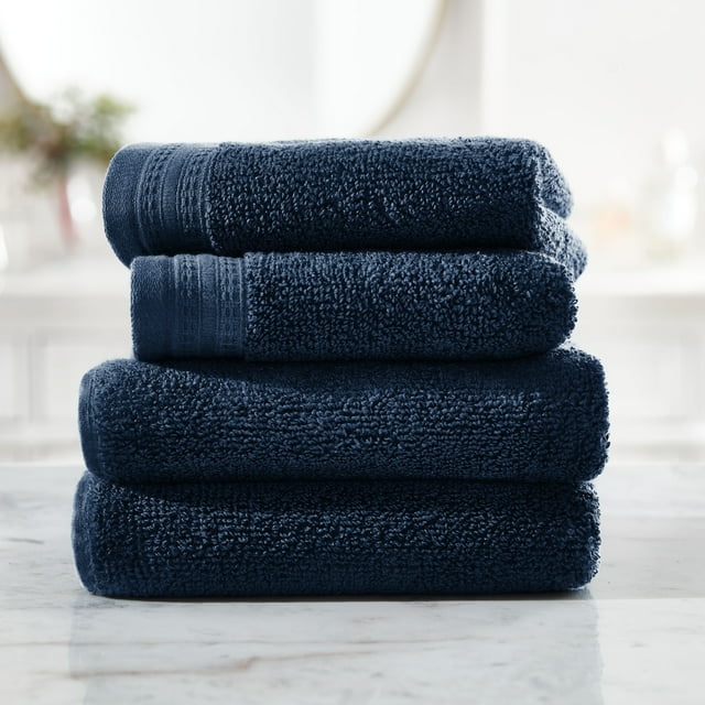 Hotel Style 4Piece Egyptian Cotton Hand Towel and Washcloth Set