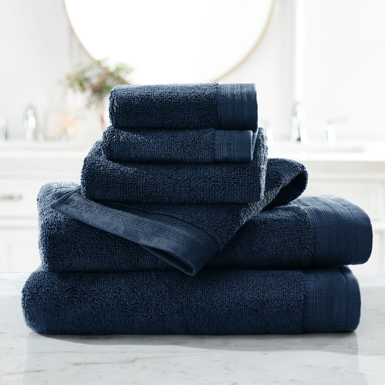 Ivory Organic Turkish Cotton Bath Towels, Set of 6