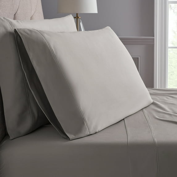 Hotel Style 600 Thread Count 100% Luxury Cotton Sheet Set, King, Grey Pumice