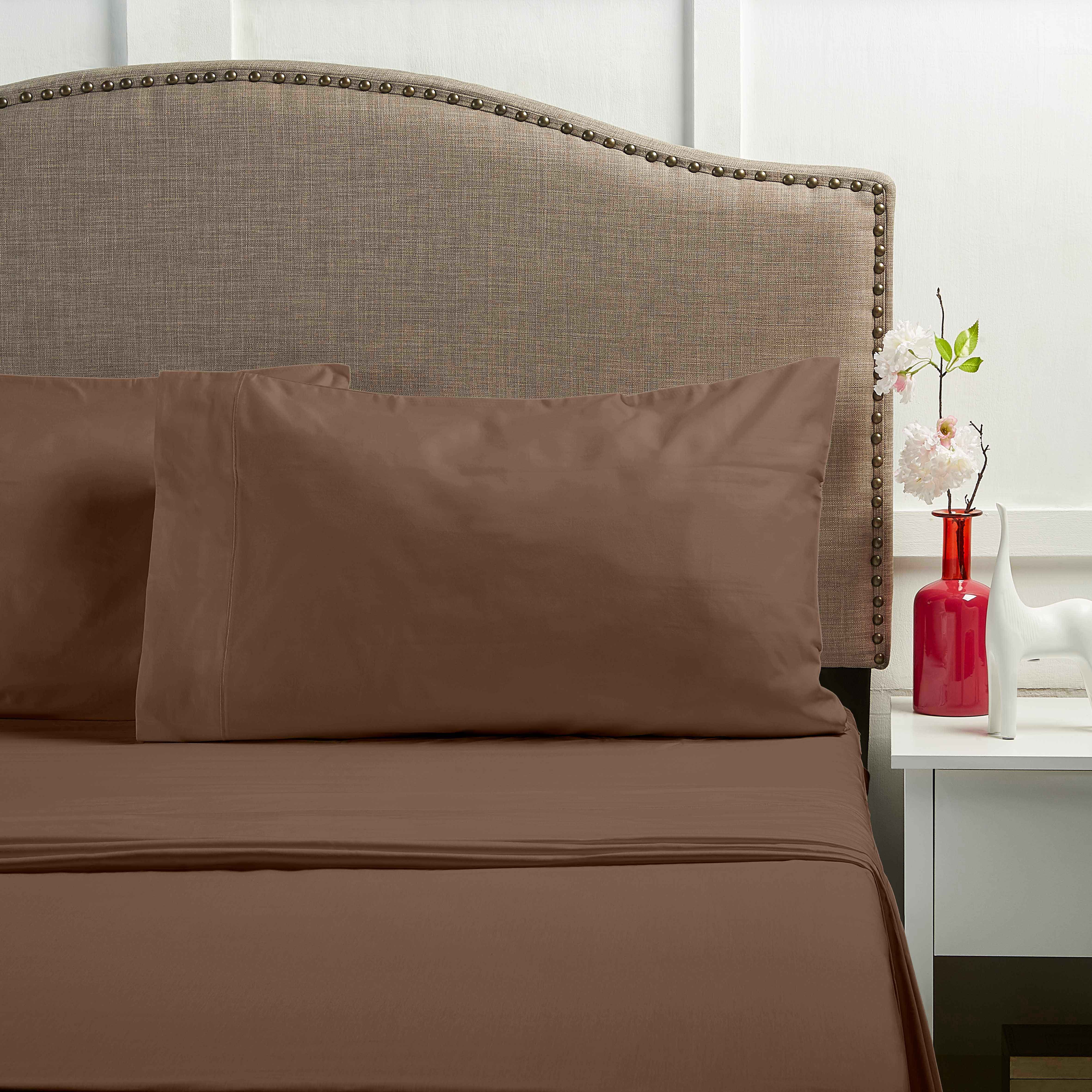 Hotel Style 600 Thread Count 100% Luxury Cotton Sheet Set, King, Manatee Grey