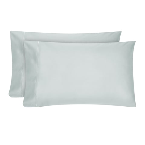Hotel Style 600 Thread Count Blue Egyptian Cotton Adult Pillow Cases, King (2 Count)