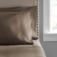 thumbnail image 1 of Hotel Style 600 Thread Count Brown Solid Cotton Pillowcase, King (2 Count), 1 of 5