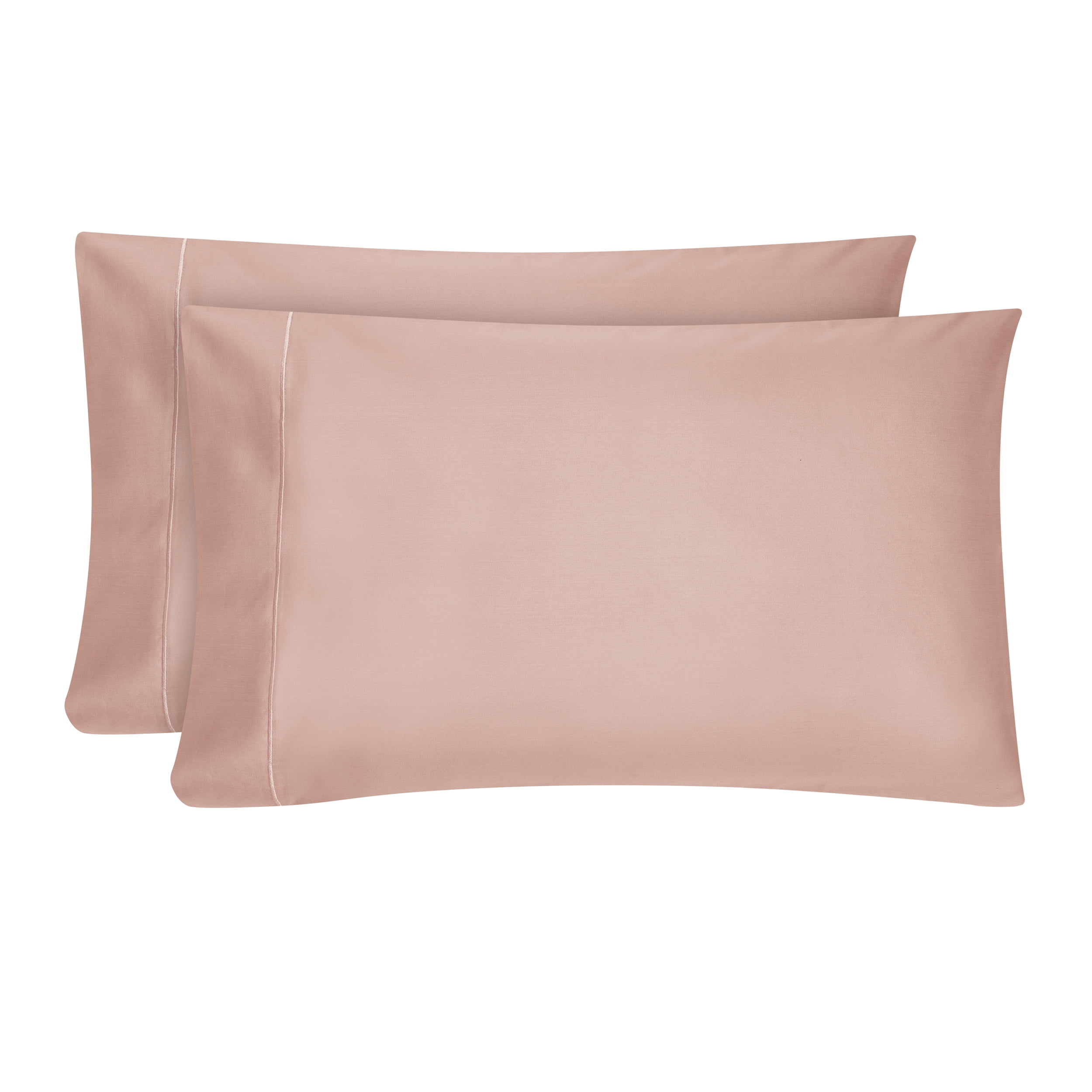 Hotel Style 600 Thread Count Rose Egyptian Cotton Adult Pillow Cases, Queen (2 Count)