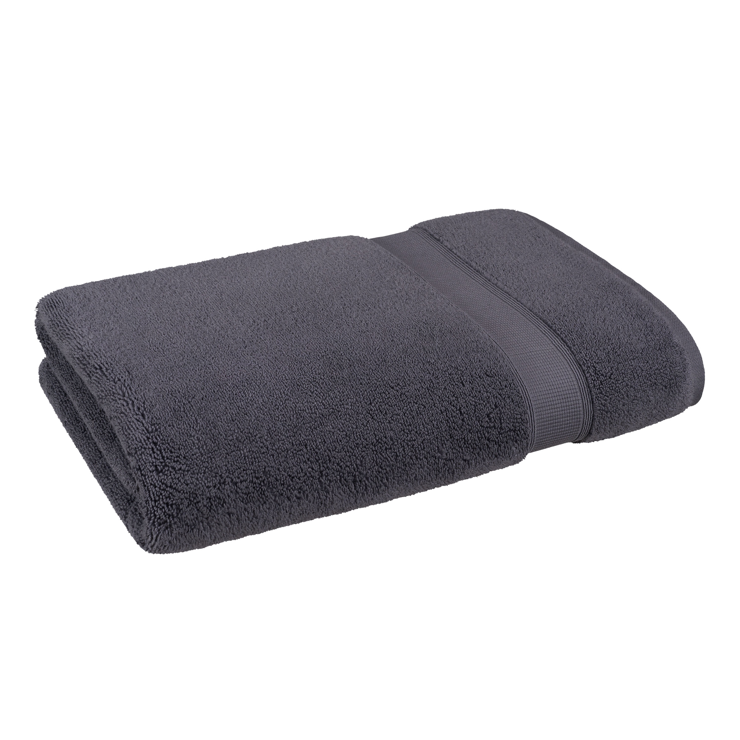 Hotel Style Egyptian Cotton Bath Sheet, Charcoal Sky