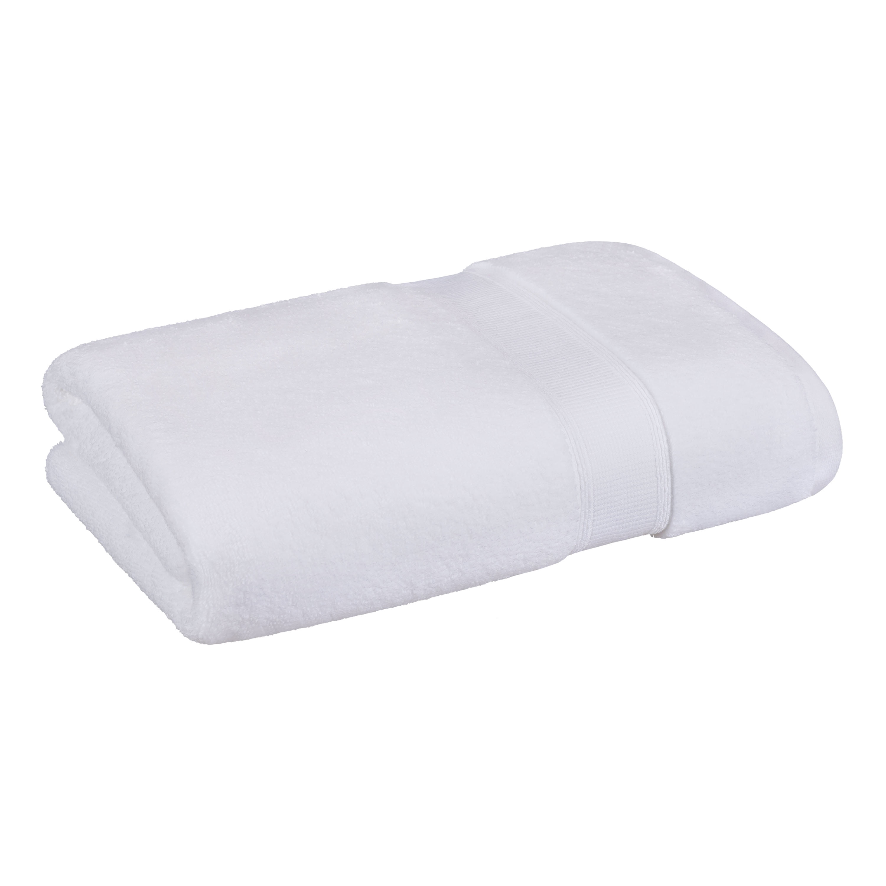 Hotel Style Egyptian Cotton Bath Towel, Arctic White