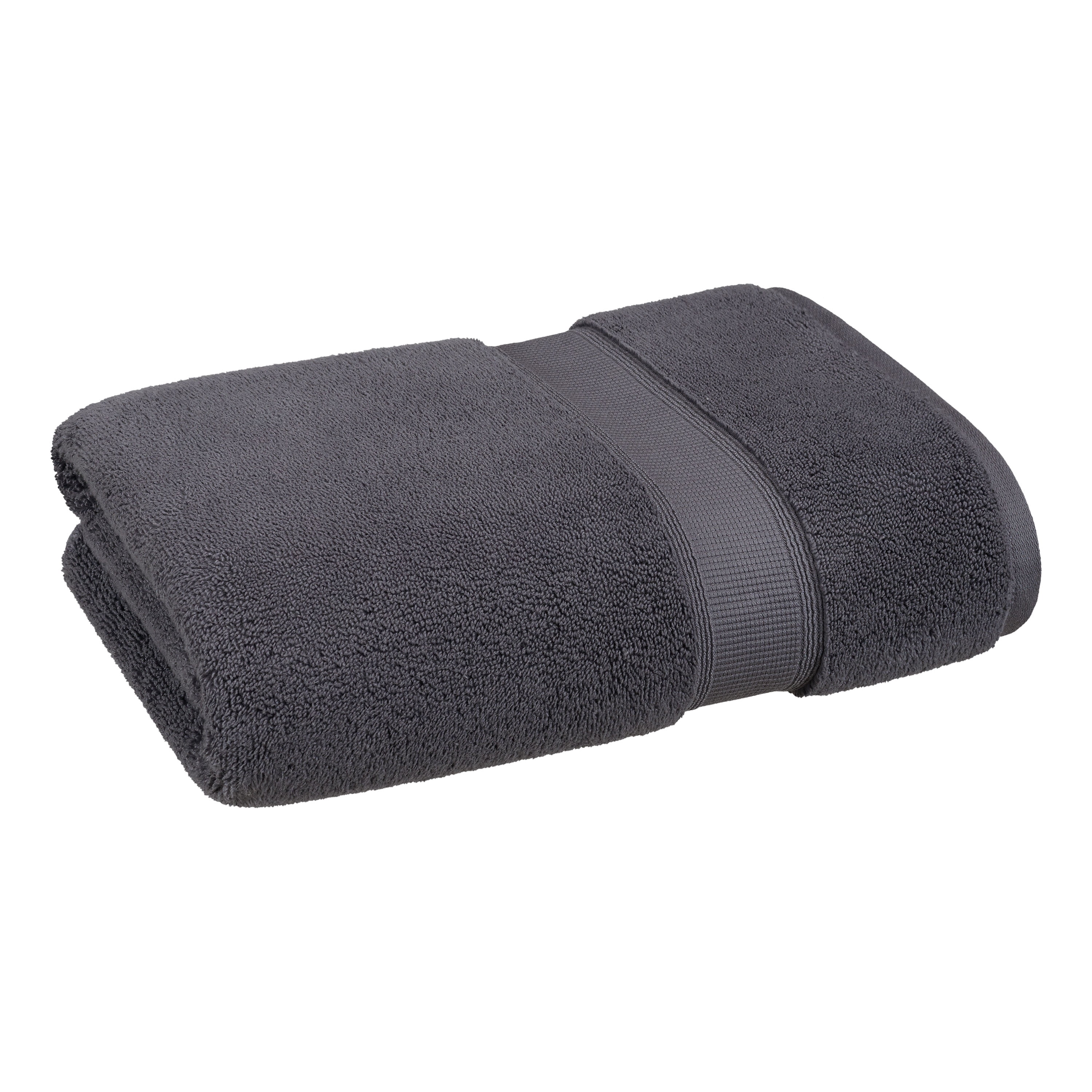 ⚡️Superior eLuxury 900GSM Egyptian Cotton 2pc Bath Towel Set - Charcoal  (30x55)
