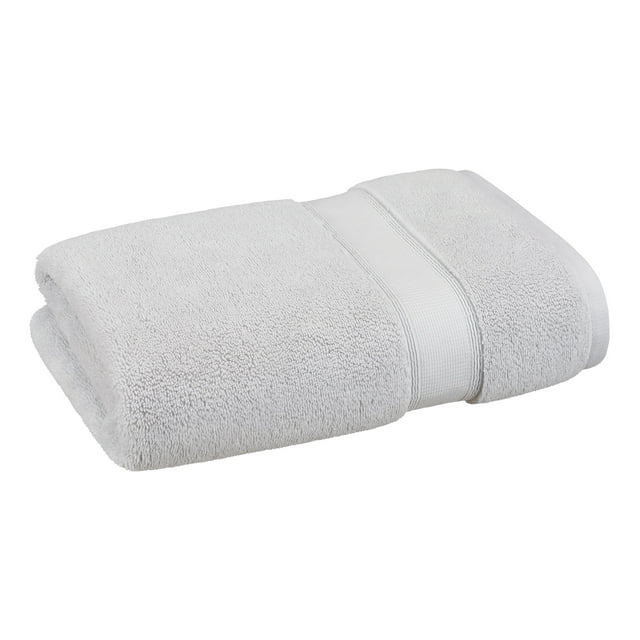 Hotel Style Egyptian Cotton Bath Towel, Platinum Silver