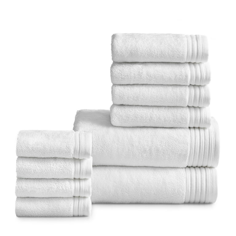 La Pearl Cotton Kitchen Tea Towels, 100% Organic Egyptian Cotton, Hotel  Quality Cleaning Cloth With Hanging Loops 