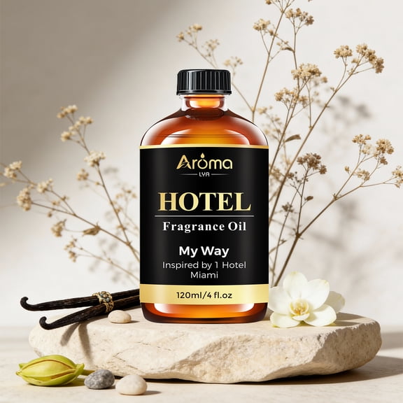 Hotel Style Fragrance Oil, My Way Scent, 4 fl oz, For Diffusers, Candles & Home Fragrance Use