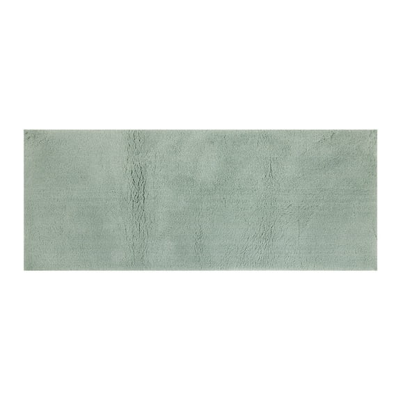 Hotel Style Green Micro-Polyester 24" x 60" Bath Runner