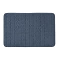 thumbnail image 1 of Hotel Style Plush Memory Foam Bath Mat Navy 18" X 27", 1 of 6
