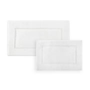 Hotel Style Organic Cotton Luxury 2-Piece Bath Rug Set, Arctic White