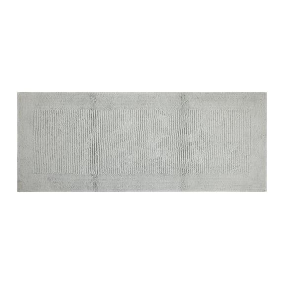 Hotel Style Silver Egyptian Cotton 24" x 60" Bath Runner