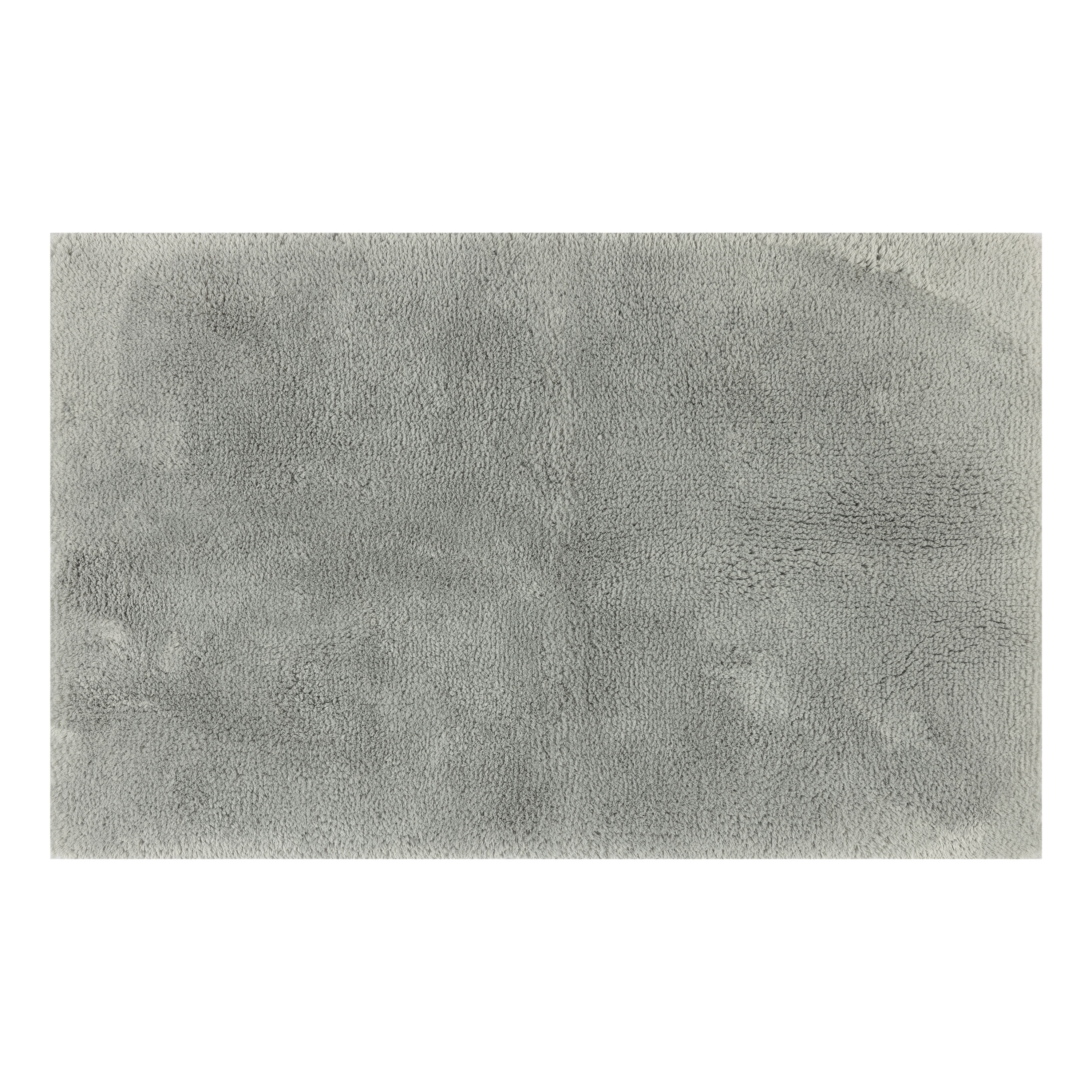 Hotel Style Silver Micro-Polyester 24" x 60" Bath Runner, 1 Count