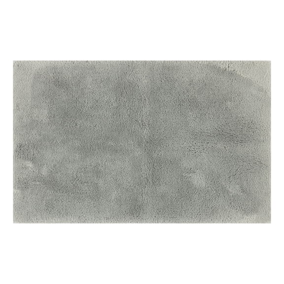 Hotel Style Silver Micro-Polyester 24" x 60" Bath Runner, 1 Count
