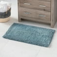 thumbnail image 1 of Hotel Style Super Soft And Absorbent Cotton Blend Solid Bath Rug, 17" x 24", Teal, 1 of 5