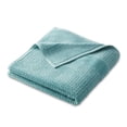 thumbnail image 1 of Hotel Style Turkish Cotton Bath Towel Collection Textured Teal Bath Towel, 1 of 7