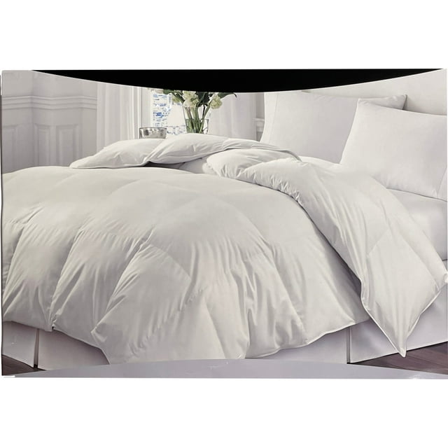 Hotel Suite Full/Queen Size White Goose Feather & Down Comforter