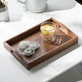thumbnail image 1 of Hotel Tea Serving Tray Handles Rectangle Shape, 1 of 9