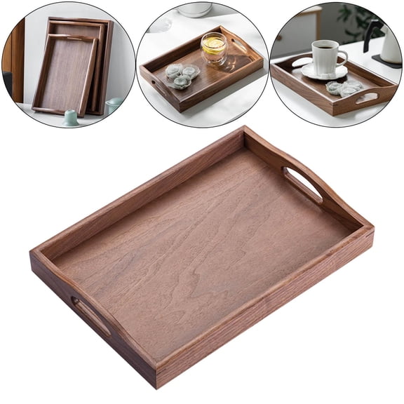 Hotel Tea Serving Tray Handles Rectangle