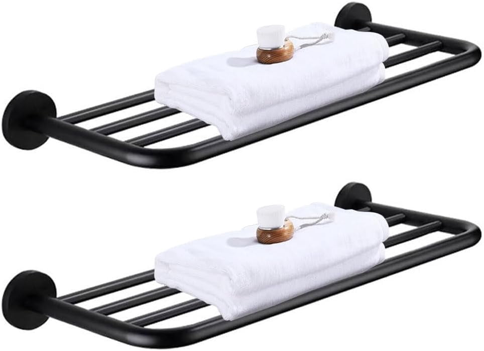 Hotel Towel Racks for Bathroom Wall Mounted, 30 Inch Towel Shelf for ...