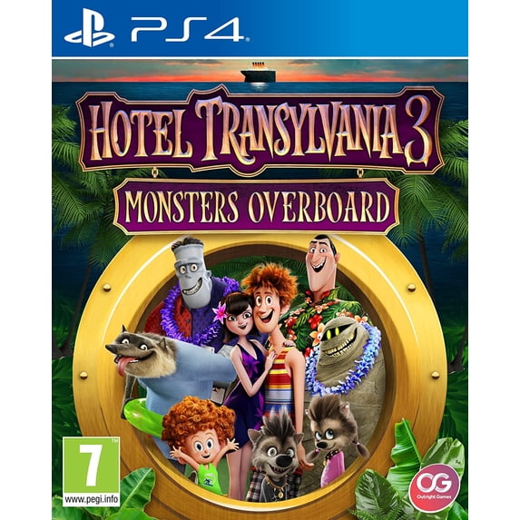 Hotel Transylvania 3: Monsters Overboard (Playstation 4 PS4) Castaway on a Monster New Adventure