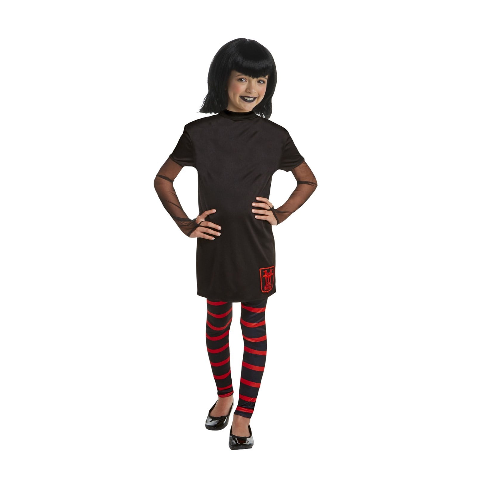 Hotel Transylvania Mavis Girls Halloween Fancy-Dress Costume for Child, with Wig M
